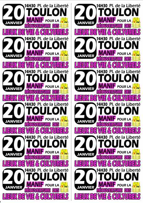 MANIF 20 janvier 2021
